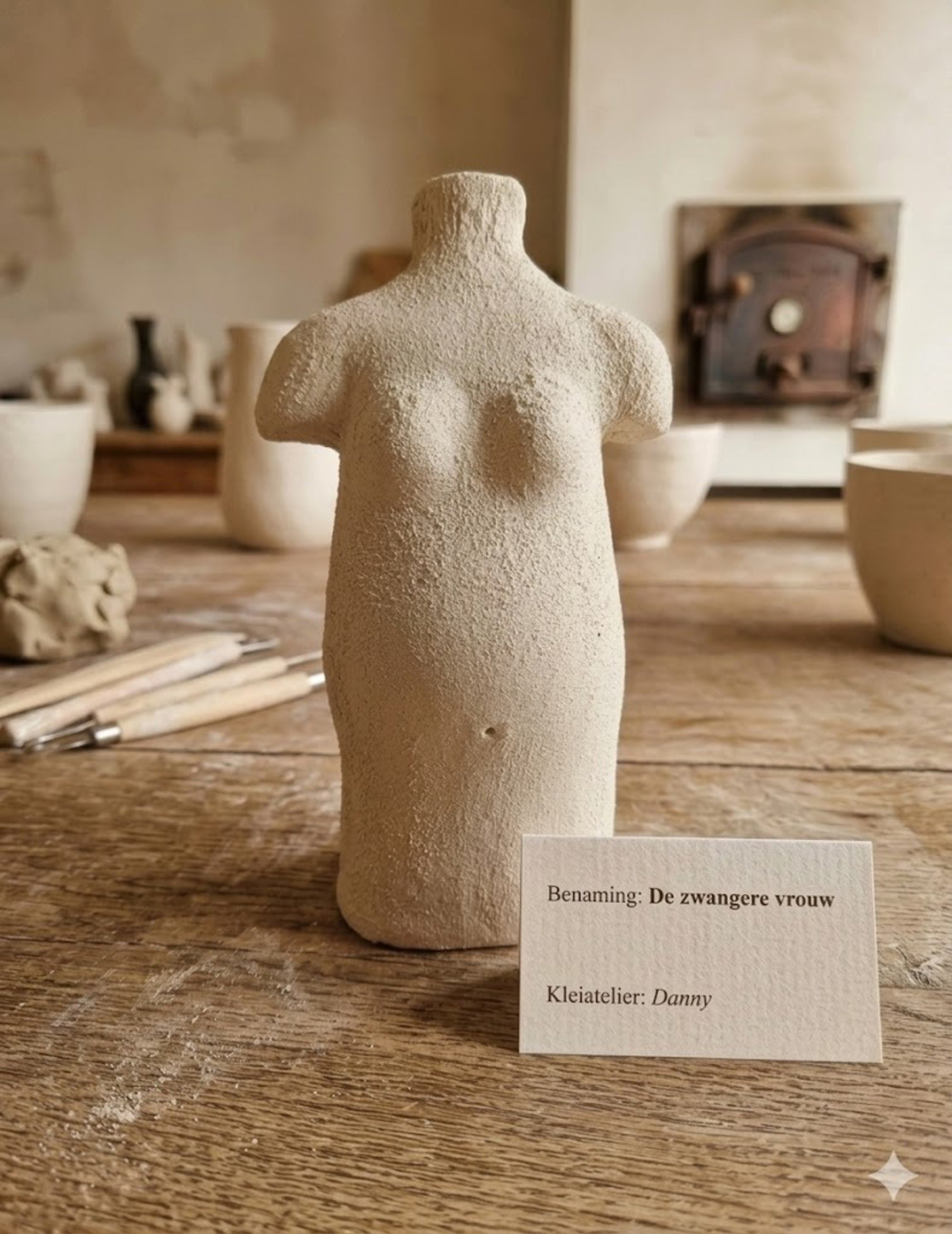Ref. 0013 De zwangere vrouw
