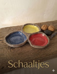Schaal met 3 vakken