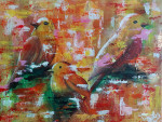 Vogels – Subtiele Elegantie in Verf (40x30cm)