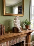 Handgevormde dame met hoed 00028